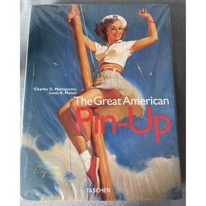 The Great American Pin Up Hardback Book By Charles G Martigenette 100s of pinups